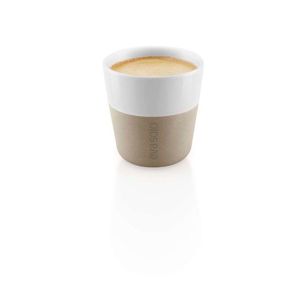Bež-bijele porculanske šalice za espresso u setu od 2 kom 80 ml - Eva Solo-image-2