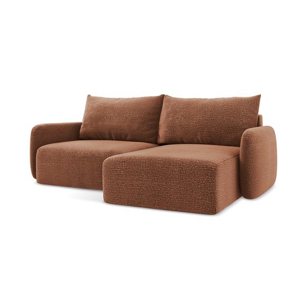 Ciglasta sklopiva/s prostorom za odlaganje kutna garnitura (s desnim kutom) Kalena – Makamii-image-1