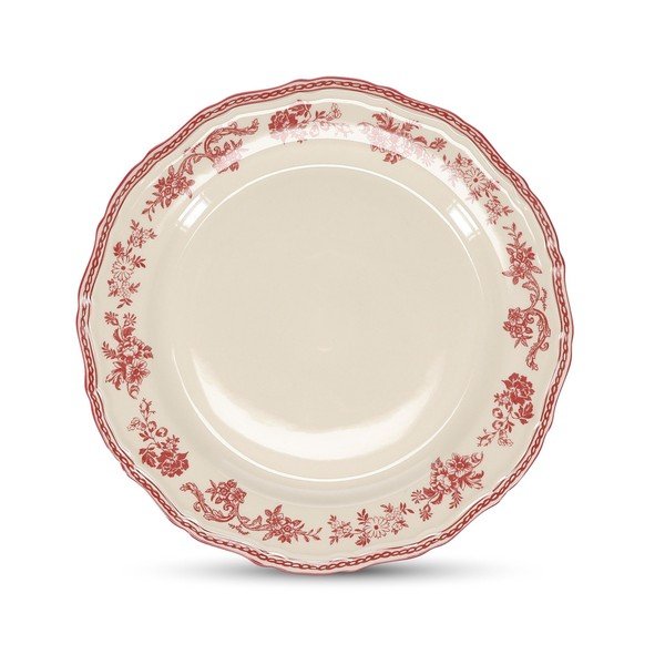 Bordo/boje slonovače porculanski tanjur ø 27 cm Cyril – S|P Collection