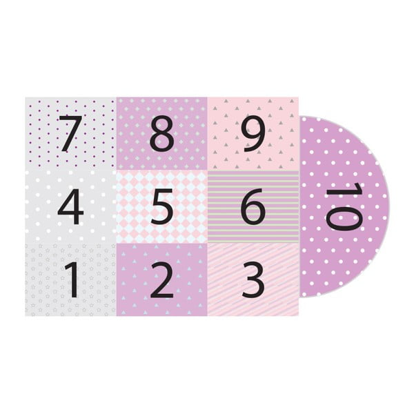 Adhezivni vinilni dječji tepih Ambiance Hopscotch Girly-image-2