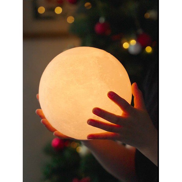 Tamno smeđi svjetlosni ukras s USB ø 12 cm Smart LunaSpin – Gingko-image-3