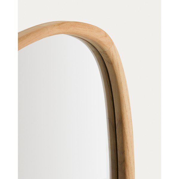 Zidno ogledalo s okvirom od masivnog drveta 45,5x47 cm Alura – Kave Home-image-3