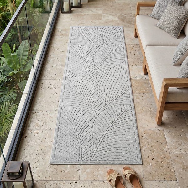 Unutarnja i vanjska staza u srebrnoj boji 80x250 cm Nova 1203 – Ayyildiz Carpets-image-1