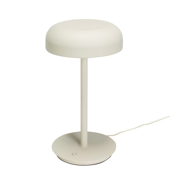 Krem LED stolna lampa s mogućnosti zatamnjivanja (visina 37 cm) Velo – Hübsch-image-4