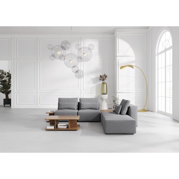 Siva modularna sjedeća garnitura Riposo Ottimo – Sit Sit-image-1