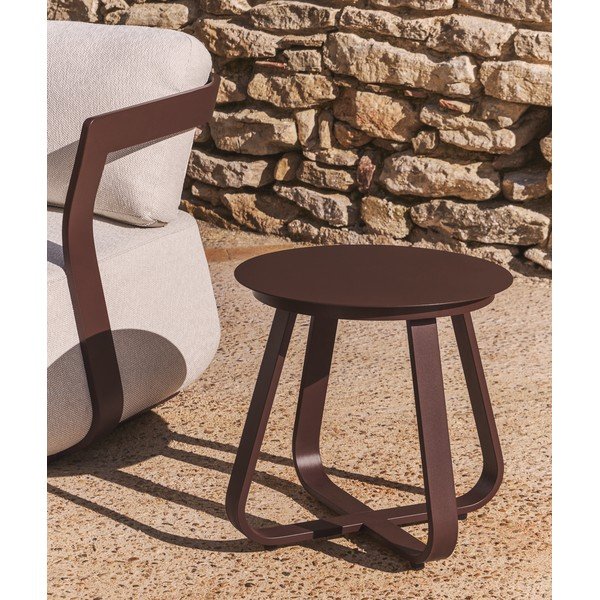 Metalni okrugao vrtni stolić ø 48 cm Tamaris – Kave Home-image-4