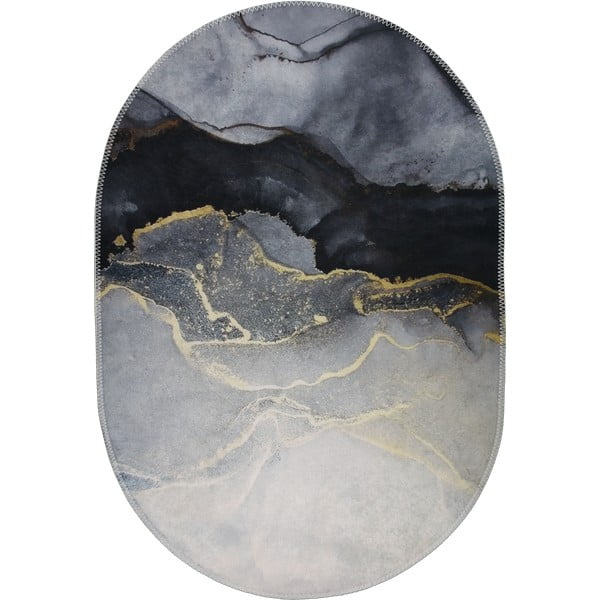Crno-bijeli perivi tepih 120x180 cm – Vitaus