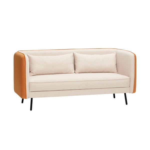 Narančasto-bijela sofa Hübsch Shade