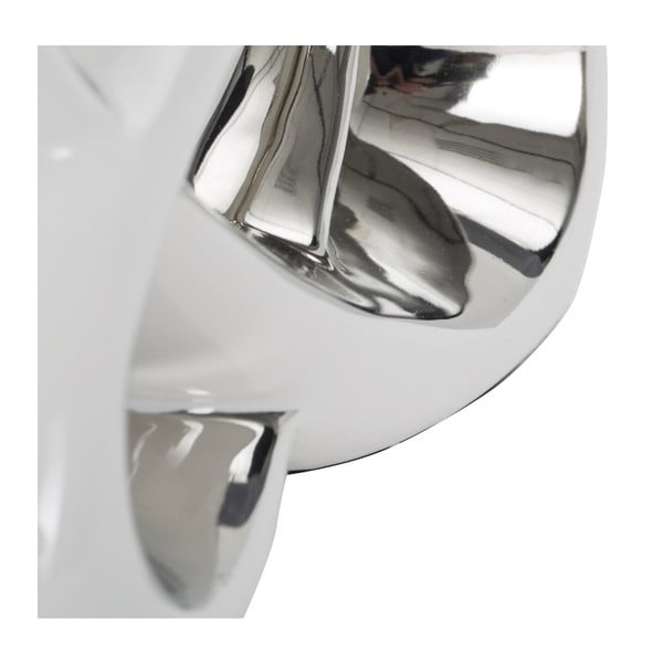 Bijela i srebrna keramička vaza Mauro Ferretti Bling-image-3