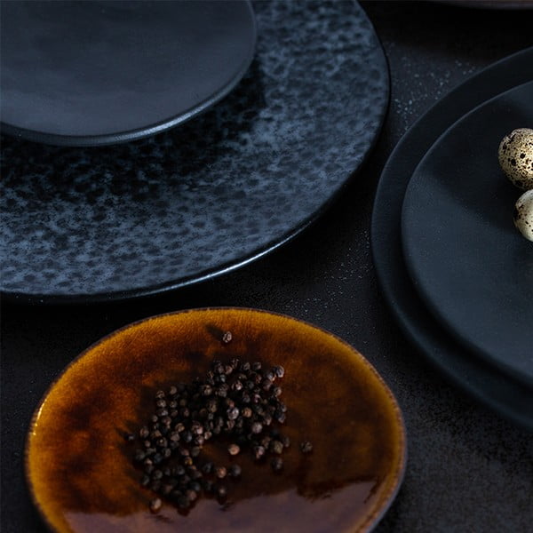 Smeđi pladanj od kamenine Costa Nova Roda, ⌀ 16 cm-image-1