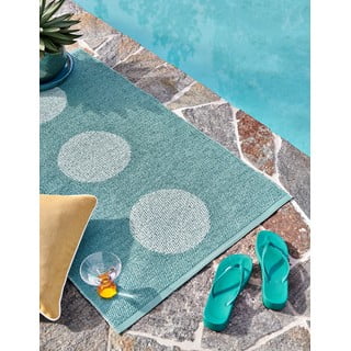 Tirkizni unutarnji i vanjski tepih 70x50 cm Vera Pop Jade – Pappelina