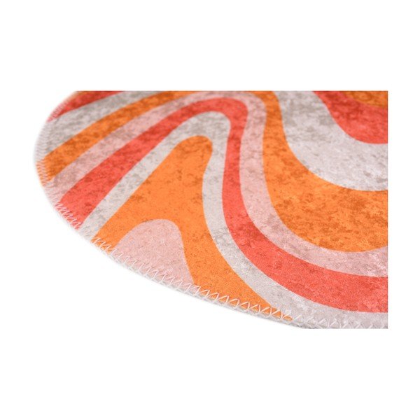 Narančasti periv okrugao tepih ø 100 cm Colors of Joy – Vitaus-image-2