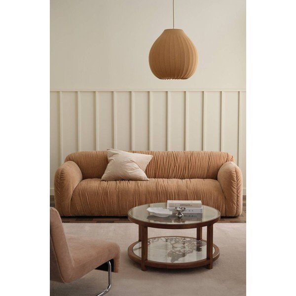Sivo-bež sofa od šenila 221 cm Elvisa – Ellos Home-image-1