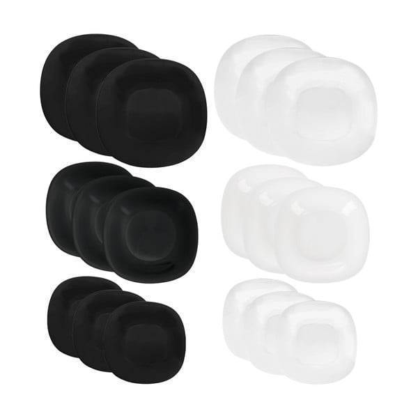 Staklen servis za jelo 18 kom LUNA – Orion-image-3