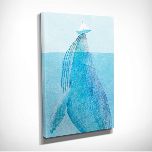 Zidna slika na platnu Whale, 30 x 40 cm-image-2