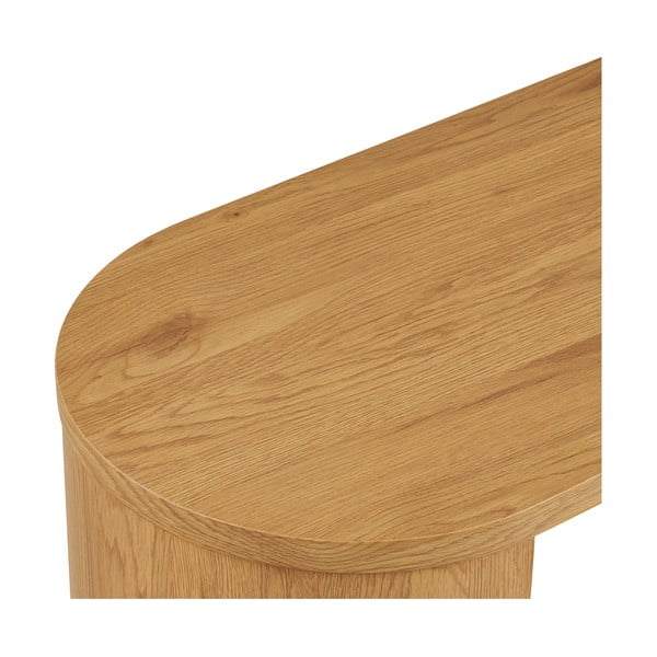 Pomoćni stol u dekoru hrasta u prirodnoj boji 38x114 cm Bibione – House Nordic-image-4