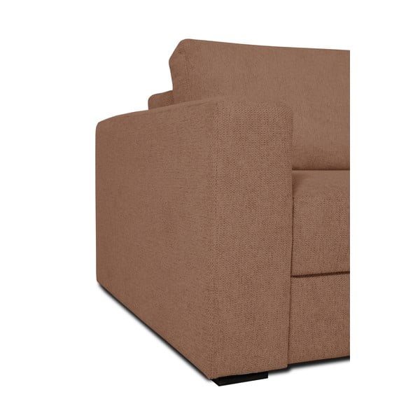 Smeđi kauč na razvlačenje 238 cm Resmo - Scandic-image-4