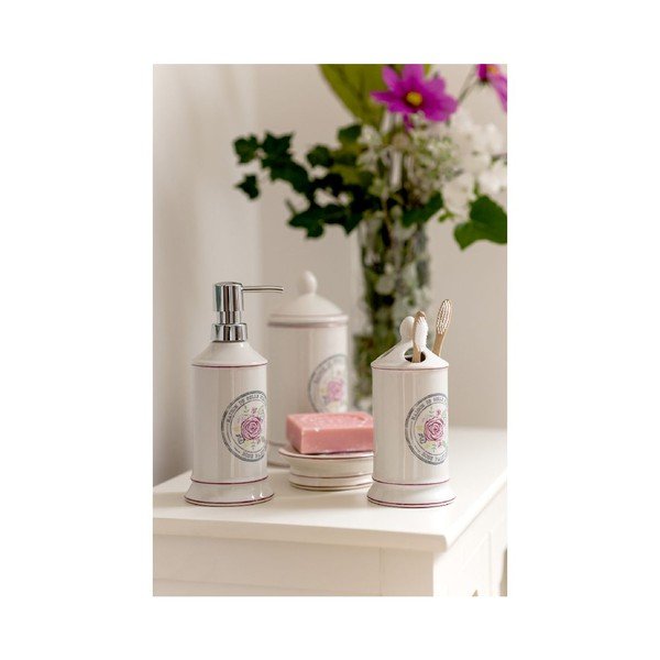 Krem kamena šalica za četkice za zube Premier Housewares Belle-image-3