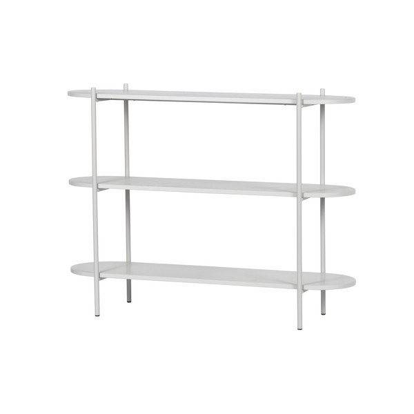 Svijetlo siva biblioteka od čvrste jeseni 120x92 cm Tender – BePureHome-image-2