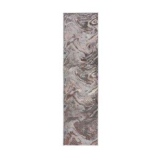 Siva/bež staza 60x230 cm Marbled – Flair Rugs