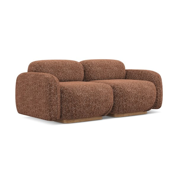 Narančasta/smeđa sofa 190 cm Ailani – Makamii-image-2