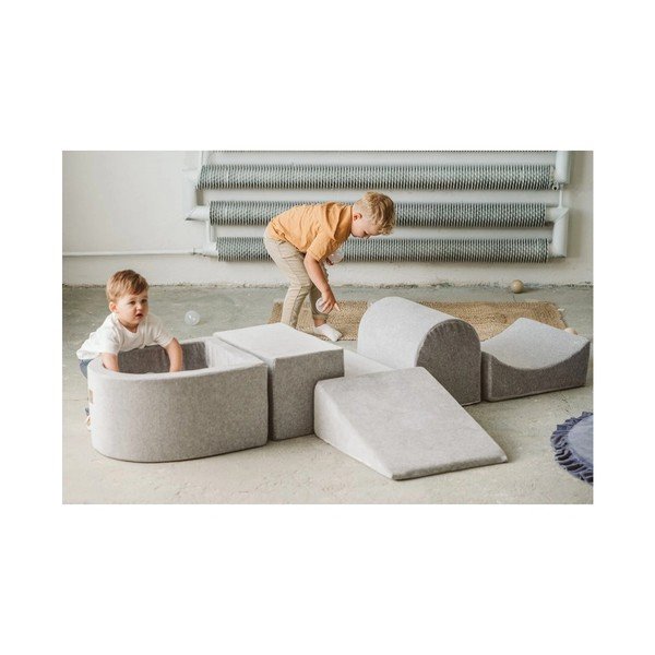 Krem set mekanih igrački od pjene od samta 250x45x30 cm Montessori – Meowbaby-image-1