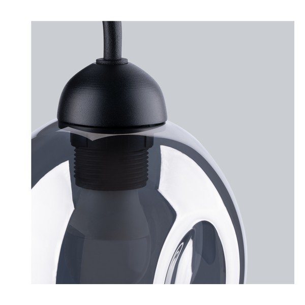 Crna zidna lampa ø 25 cm Garten – Sollux-image-4