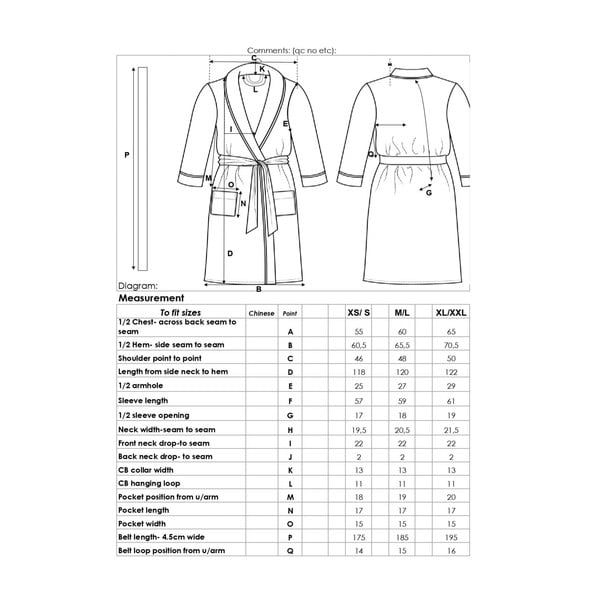 Plavi kućni ogrtač od mikropliša XL/XXL Polyvelvet – Good Morning-image-2