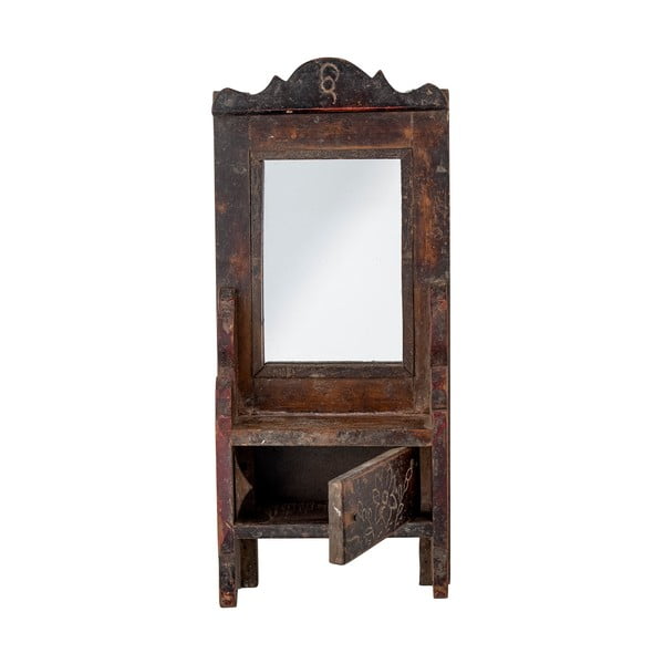 Zidno ogledalo s okvirom od masivnog drveta 17,5x43 cm Sehar – Bloomingville-image-2