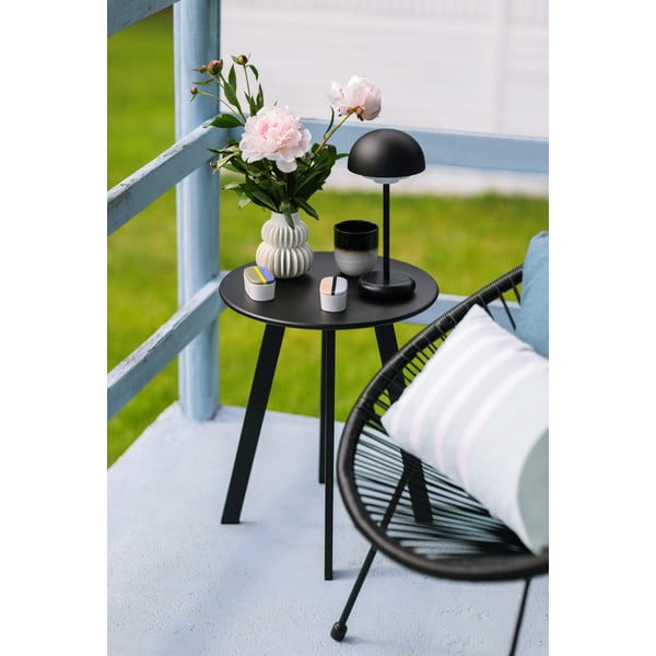 Crna vrtna fotelja od umjetnog ratana Bonami Selection Avocado-image-2