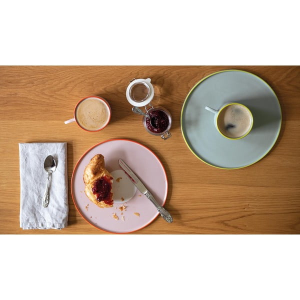 Set ružičaste šalice i tanjurića Remember Greta, 250 ml-image-1