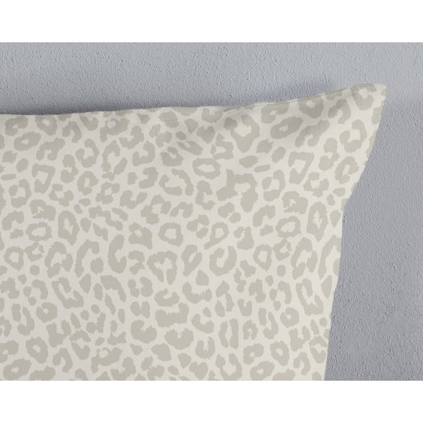 Bijelo-svijetlo siva pamučna posteljina za krevet za jednu osobu 140x200 cm - Good Morning-image-3