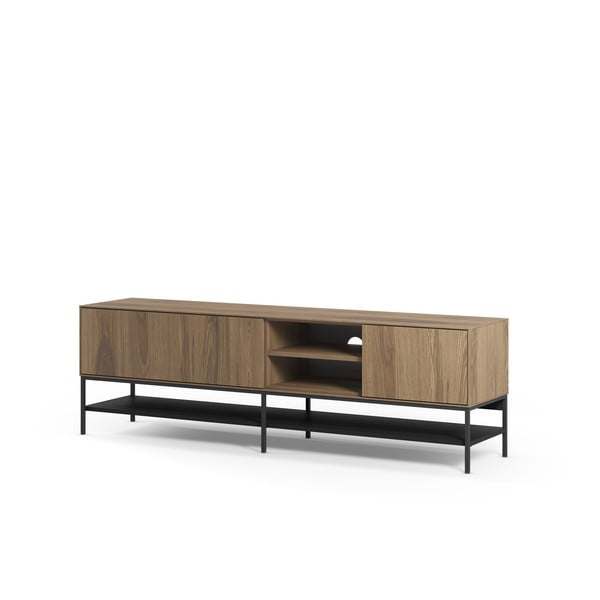 TV komoda u dekoru hrasta u prirodnoj boji 180x55x35 cm Amira – Marckeric-image-2