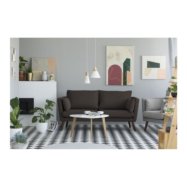 Smeđa trosjeda kauč Mazzini Sofas Elena-image-3