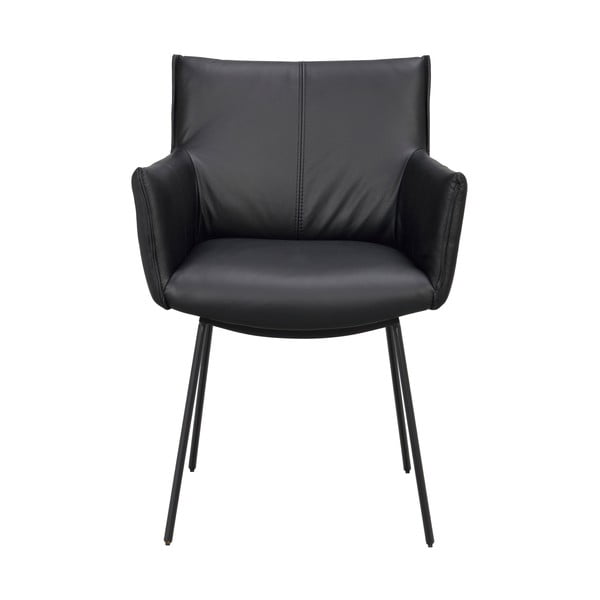 Crne podstavljene blagovaonske stolice u setu 2 kom Hinckley – Rowico-image-2