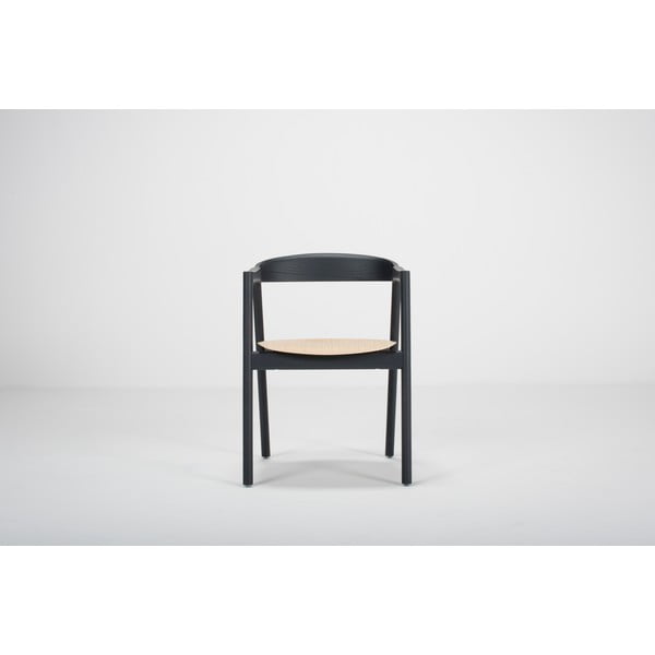 Crna stolica od hrastovine Gazzda Muna-image-3