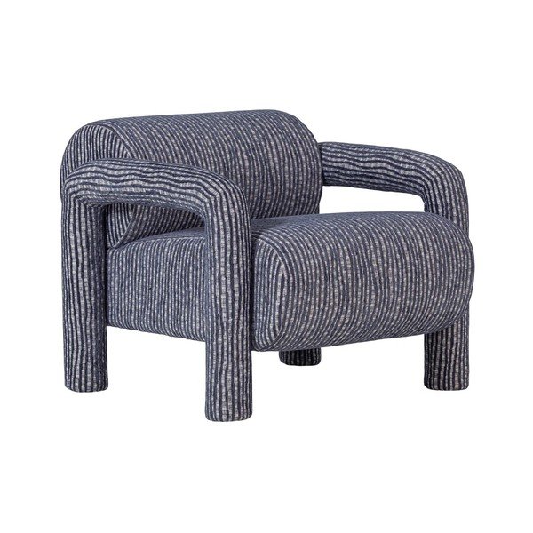 Prljavo plava fotelja Lenny – WOOOD