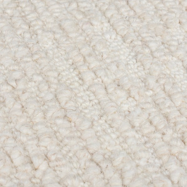 Ručno rađen vunen tepih boje slonovače 160x230 cm Harris Boucle – Flair Rugs-image-2