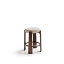 Bež/u tamnoj prirodnoj boji barska stolica od čvrste jeseni (visine sjedala 65 cm) Granite – Kave Home