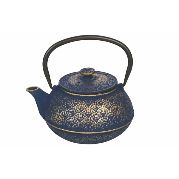 Plavi čajnik od lijevanog željeza Villa d'Este Hosaka, 800 ml