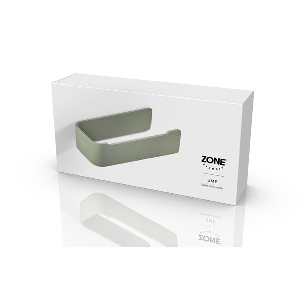 Svijetlo zeleni metalni zidni držač toaletnog papira Ume – Zone-image-2