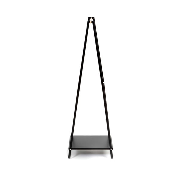 Crni stalak za odjeću s policom Compactor Portant Blanc-image-4