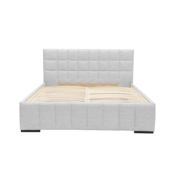 Svijetlo sivi bračni krevet Mazzini Beds Dream, 180 x 200 cm-image-3