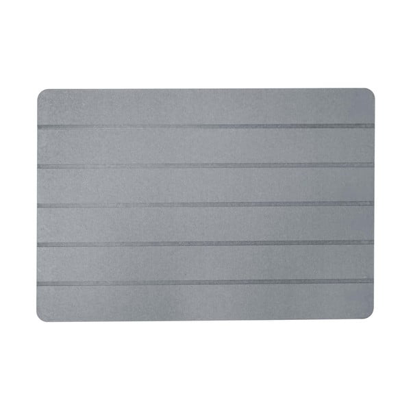 Siva kupaonska prostirka 50x70 cm Baline – douceur d'intérieur