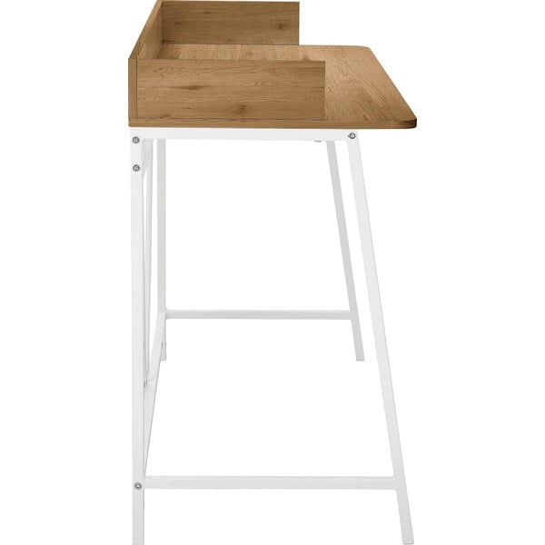 Radni stol s pločom stola u dekoru hrasta 50x120 cm Savona – Støraa-image-2