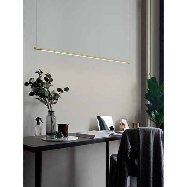Mjedena LED viseća svjetiljka aluminijska Elettra – Nova Luce-image-1