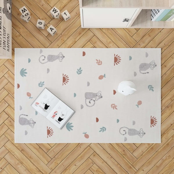 Dječji tepih Nattiot Little Wild Monkey, 120 x 170 cm-image-3