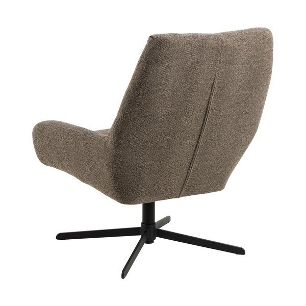 Siva/smeđa fotelja od bouclé tkanine Paris – Actona-image-3