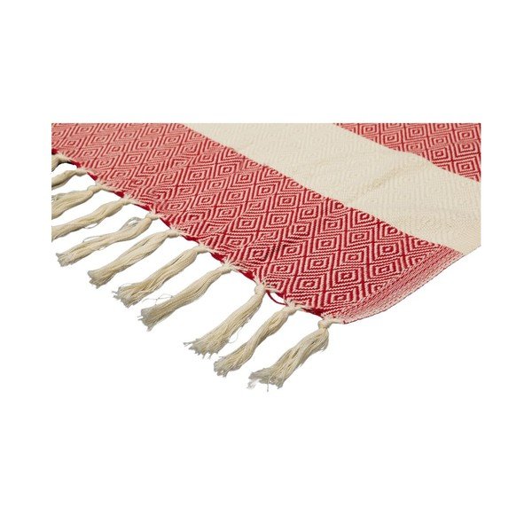 Hamam ručnik Diamonds Red, 100x180 cm-image-2