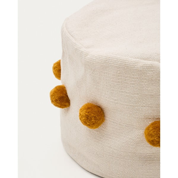 Senf žuti/bež tabure Manua – Kave Home-image-1